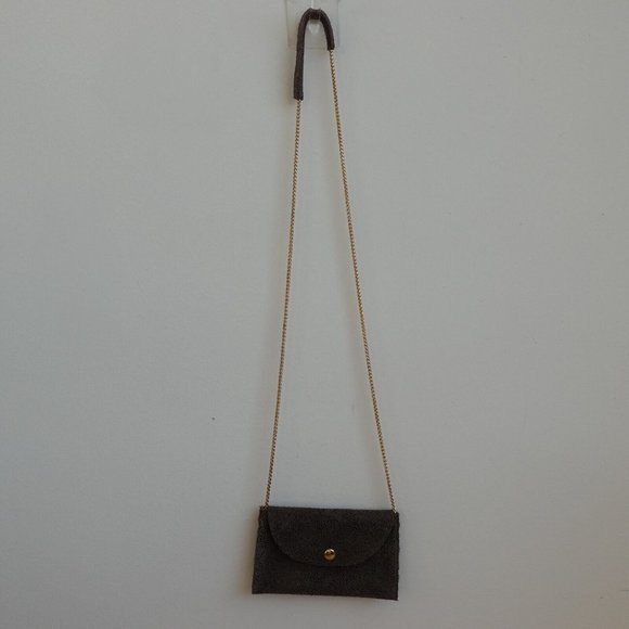 Sorial Bag Womens Leather Crossbody Sling‎ Envelope Evening Purse Small Black - Picture 1 of 11
